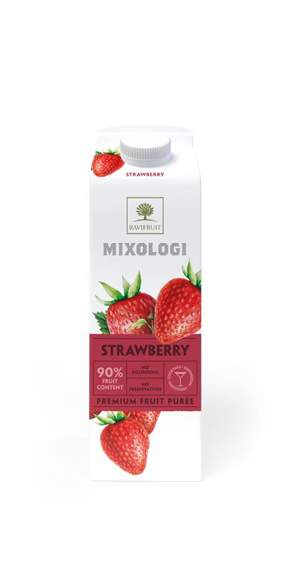 MIXOLOGI STRAWBERRY PUREE 1LX4